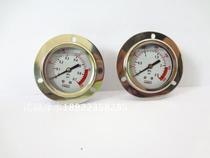 Promotional stainless steel with edge oil pressure gauge KTYY shockproof pressure gauge axial 0 7 mpa radial pressure gauge