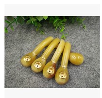 Natural portable handmade horn pipe bent convenient dual-purpose pipe cigarette holder