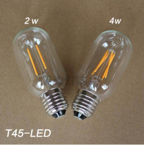 Led Edison Tungsten Filament Bulb Retro ST64E27 Large Screw Mouth T45 Warm White Warm Yellow Dragon Bead Lamp Energy Saving Filament