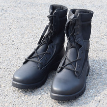 New combat boots light leather boots cowhide tactical shoes Kafra rubber sole