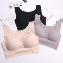 new beauty vest-style traceless lingerie women Poly Smear Campaign Running Shockproof Sleep Without Steel Ring Bra Bra bra