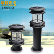 Special Outdoor Solar Lawn Lights LED Pillar Wall Lights Garden Lights European Garden Decorative Grass Lights