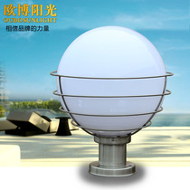 Special Wall Head Lamp Outdoor Spherical Pillar Head Lamp Outdoor Waterproof Wall Lamp Stainless Steel Garden Lamp Landscape Lighting