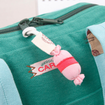 Cara Cat Cute Candy Pendant Original Handmade Collage Crash Color Pure Cotton Mini Ornament Bag Wrap Zipper Head Hanging Accessories
