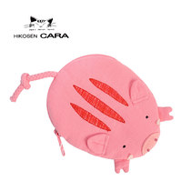 Carabo 2020 original piggy fabric zipper coin wallet female cute access control bus card key bag small