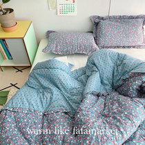 Recommended fafamarket girl feeling full ~ Korean hipster floral Modaer cotton quilt set