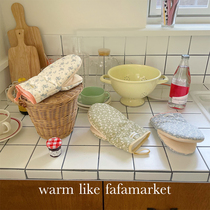 fafamarket Korea imported insulation gloves microwave oven oven baking kitchen household heat protection gloves