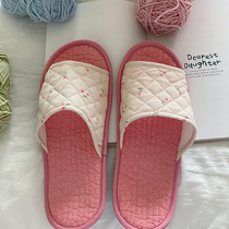 Super light Korean hot sale lightweight fabric slippers ~ fafamarket imported cotton cotton cotton home slippers