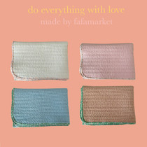 fafamarket Korean homemade childrens bed sheets high density cotton wash multicolor