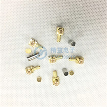 MCX-JWC-1 5 radio frequency joint MCX male bend joint to pick up RG316 silver plated high frequency line 50 Europe