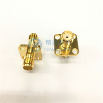 High quality connector SMA female turn smafemale SMA-KKF SMA male thread inner hole double pass with flange