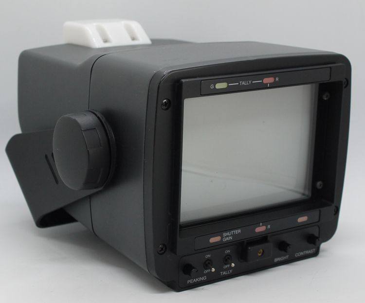 pc数码索尼crt黑白显示器5寸电子取景器摄像机寻像器video8模拟磁带