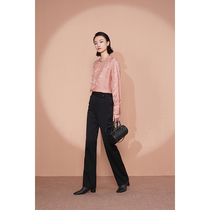 Spot-CCHER West and deconstructed waist head micro-La trousers worsted wool womens XKUB2436