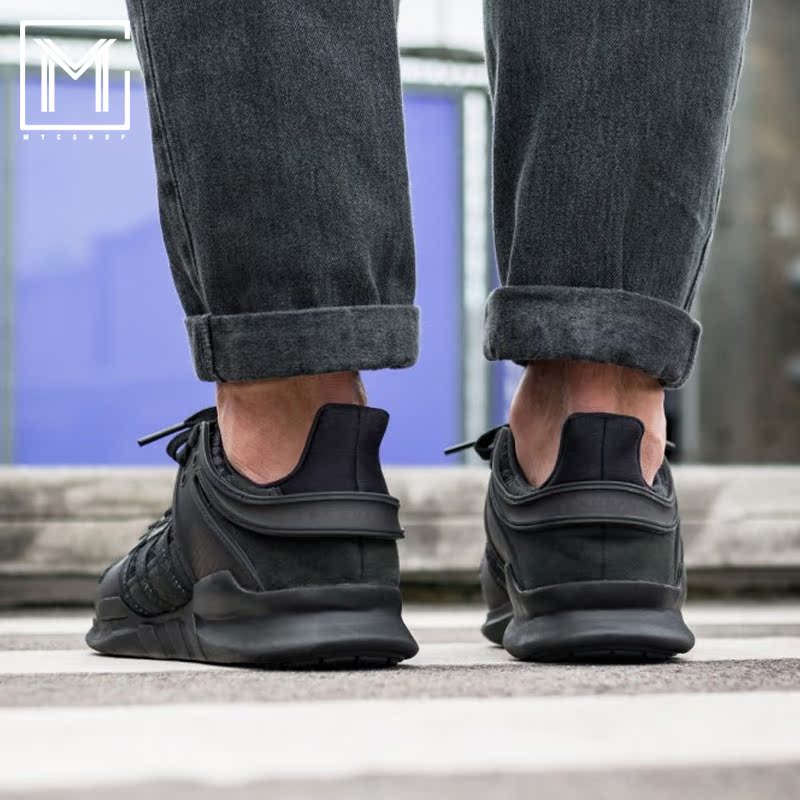 adidas originals eqt support adv trainers in black by 9589 adidas originals eqt support adv trainers in black by 9589