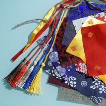 Wine bottle sealing cloth accessories ceramic wine altar cover cloth small decoration beautiful flower cloth tassel rope packaging ornaments