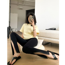 UNICA pushes a variety of wearing methods SLAY super-display leg length high difficulty pressure plastic sports elastic shark leggings
