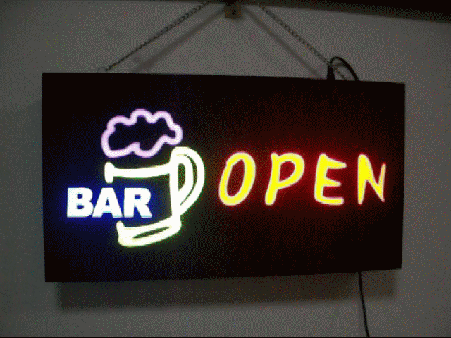 秀库led树脂招牌 门头招牌 diy来样订做闪烁均可1logo