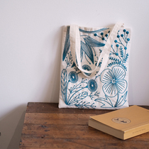 Handmade Diy Flowers Embroidered Bag of materials homemade ladies uni-shoulder axillary underpack ipad containing bag for bestie