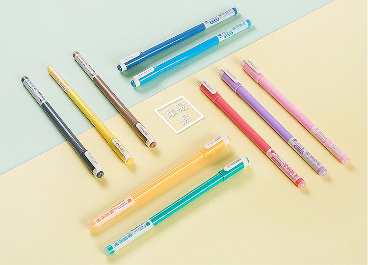 包邮 爱好4651彩色摩易擦可擦笔彩色中性笔水笔 针管水彩笔勾线笔_双