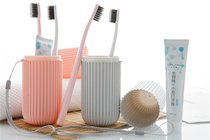 8190 brand tail toothbrush toothpaste set toothbrush 2 mouthwash Cups 2 baking soda toothpaste 1