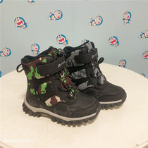 Foreign Trade Outlet Children Boy Snowy Boots Winter Wool Waterproof Boy Boots Boy CUHK Tohoku boots Tohoku Tohoku Tohoku