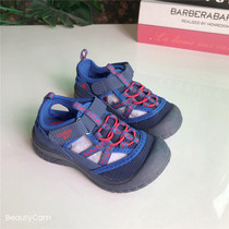 Special price clear goods breathable Baotou Leisure children Magic patch net cloth OSH sandals OSH sandal beach shoes Soft bottom breathable Summer