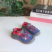 Special price clear goods breathable Baotou Leisure children Magic paste net cloth OSH sandals OSH sandals beach shoes Soft bottom breathable comfort