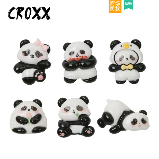 croxx 홀 슈즈 액세서리 흑백 팬더 신발 버클 장식 버클 신발 꽃 액세서리 신발 버클 클립 crocs에 적응 croxx 홀 슈즈 액세서리 흑백 팬더 신발 버클 장식 버클 신발 꽃 액세서리 신발 버클 클립 crocs에 적응