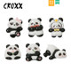 croxx 홀 슈즈 액세서리 흑백 팬더 신발 버클 장식 버클 신발 꽃 액세서리 신발 버클 클립 crocs에 적응 croxx 홀 슈즈 액세서리 흑백 팬더 신발 버클 장식 버클 신발 꽃 액세서리 신발 버클 클립 crocs에 적응