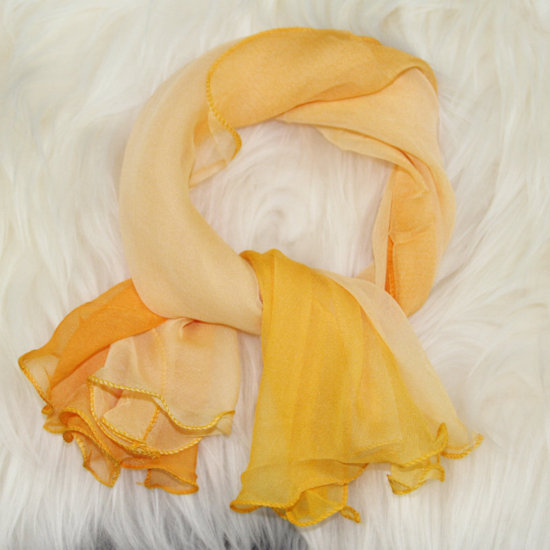 女丝绸真丝围巾丝巾小方巾桑蚕丝纱巾 表演 小围巾