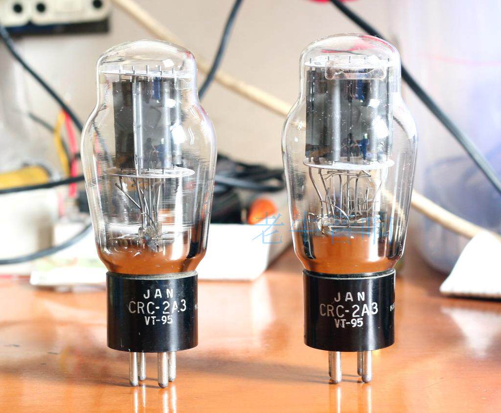 jan crc黑屏双方环2a3/vt-95军用管一对 - 老牛胆管专卖 - 电子管销售
