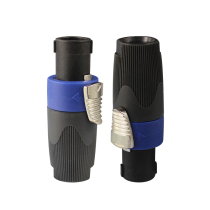 4-core speaker sound professional speaker 4 four-core plug power amplifier trumpet line sound box line Canon joint Ohm head