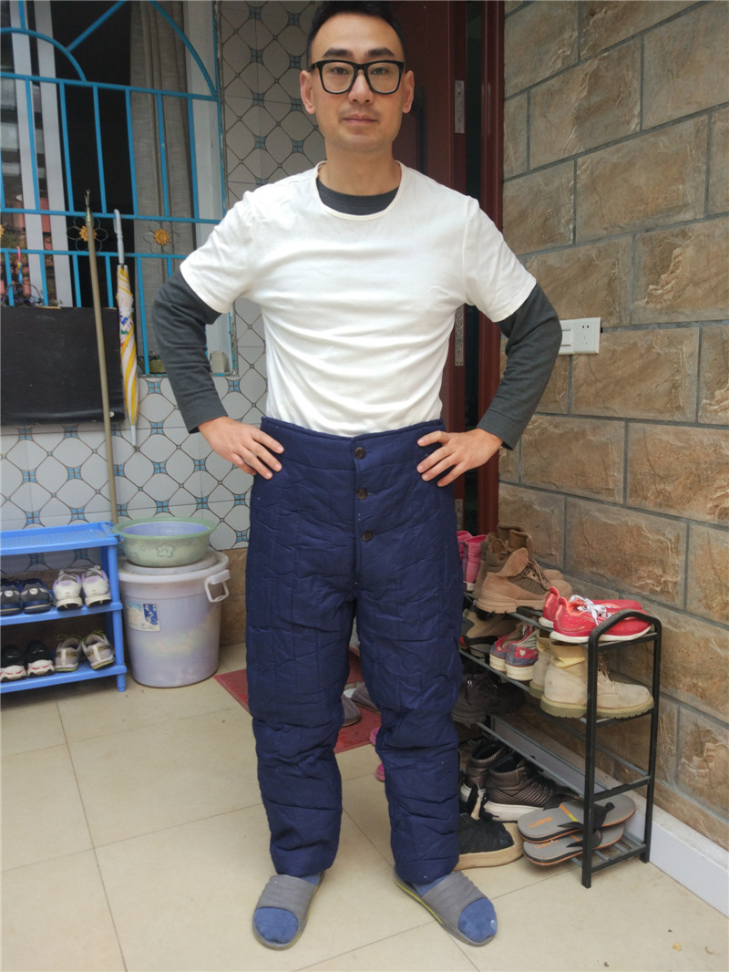 包邮2017老人过冬棉裤加厚保暖大码冷库棉裤工作服男老式军棉裤