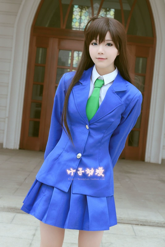 Thám tử Conan Kudo Shinichi Maori Lan Angel Xiaolan Mihua Trang phục cosplay đồng phục - Cosplay