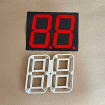 Source plant instead of 5 inches without number of seconds Code tube 8 word shell red film oversize nixie tube