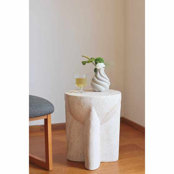 The sofa geometric side of the small apartment B&B living room imitation marble coffee table balcony artistic corner table The sofa geometric side of the small apartment B&B living room imitation marble coffee table balcony artistic corner table