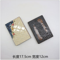 Japanese Cuisine Tableware Day Style Tablet Sushi Pan Baked Goods Pan Creative Cuisine Ceramic 7 Inch Holding Sushi Flat Pan