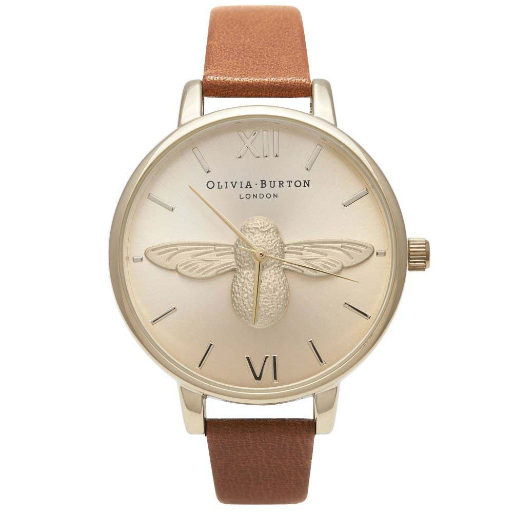 英国olivia burton蜜蜂雕刻女士手表