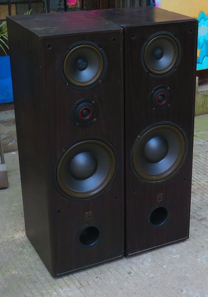 重达百斤发烧级xindak新德克十寸惠威喇叭大型落地音箱