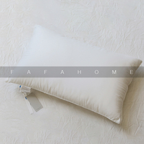 FAFAHOME Soft Sleeping High and Low Pillow Single Pillow Core Adult Fiber Pillow Neck Pillow No Fluorescence No Formaldehyde
