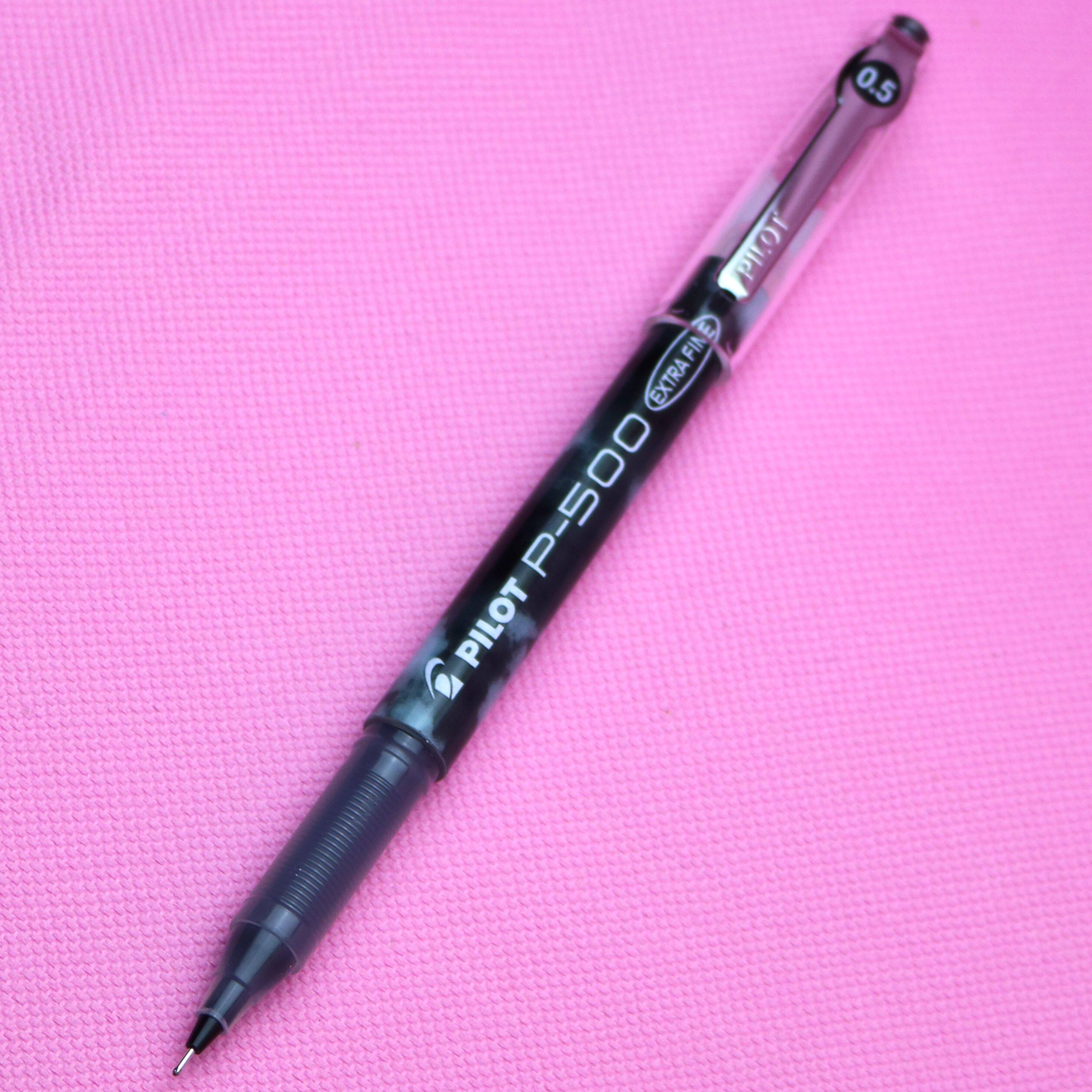 包邮pilot日本百乐p500中性笔0.5mm签字针管考试水笔bl-p50 12支