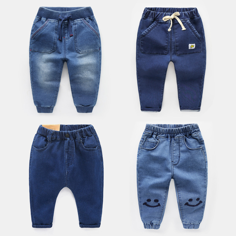 Boys denim long pants 2019 new Korean 