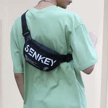 Running Bag Mens shoulder shoulder bag Tide brand fashion trend Womens Small hanging bag Oxford textile mens bag all-over oblique bag