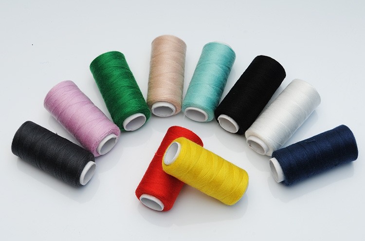10色涤纶缝纫线手缝线彩色线团家用diy手工小卷线卷 缝扣补衣线