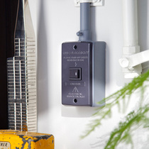 Retro Ming switch socket Ming switch socket house switch protective cover 118 type wire drawing switch socket B & B