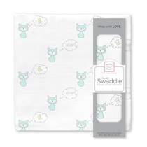 American SWADDLEDESIGNS baby muslin cotton yarn single-layer swaddling towel newborn carpets single pack