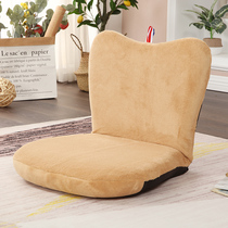 Japanese style cute Coral velvet portable removable washable lazy sofa Dormitory bed Bay window adjustable Apple tatami