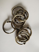 Bronze loose-leaf ring Iron ring buckle Binding ring Album binding card ring Coil ring Iron ring Book ring Loose-leaf ring card