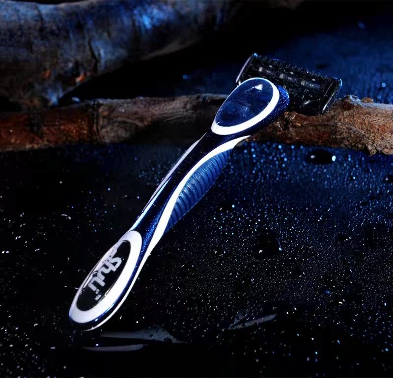 新款手动安全男士剃须刀盒式刮胡刀可换刀头便携式旅行剃须