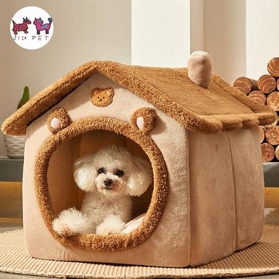 Doghouse House Type Four Seasons Universal Pet Supplies 따뜻한 작은 개는 분리되어 씻을 수 있습니다. 고양이 집 집 테디 고양이 둥지 겨울 Doghouse House Type Four Seasons Universal Pet Supplies 따뜻한 작은 개는 분리되어 씻을 수 있습니다. 고양이 집 집 테디 고양이 둥지 겨울